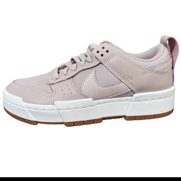 Nike Women's Dunk Low Disrupt Platinum Violet Pink Sneakers Sz 7.5 - Picture 4 of 14